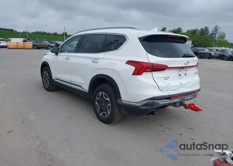 2023 Hyundai Santa Fe Hybrid Blue from USA, damaged, VIN 5NMS2DA18PH009010